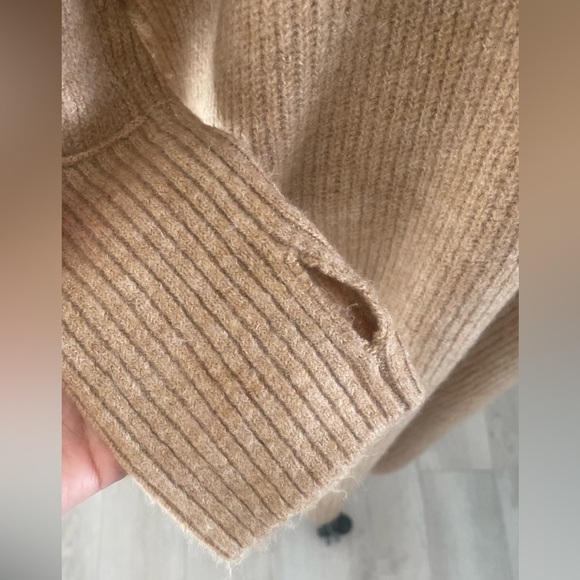 Vince Camuto Tan Open-Front long Cardigan - Picture 6 of 14